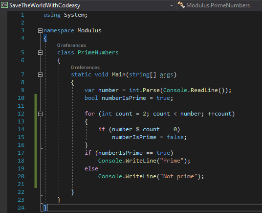 Codeasy.net C# Beginner – Modulus – Skill Tree Activated
